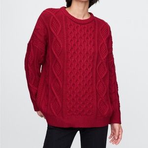 Oversized Cable Knit Sweater